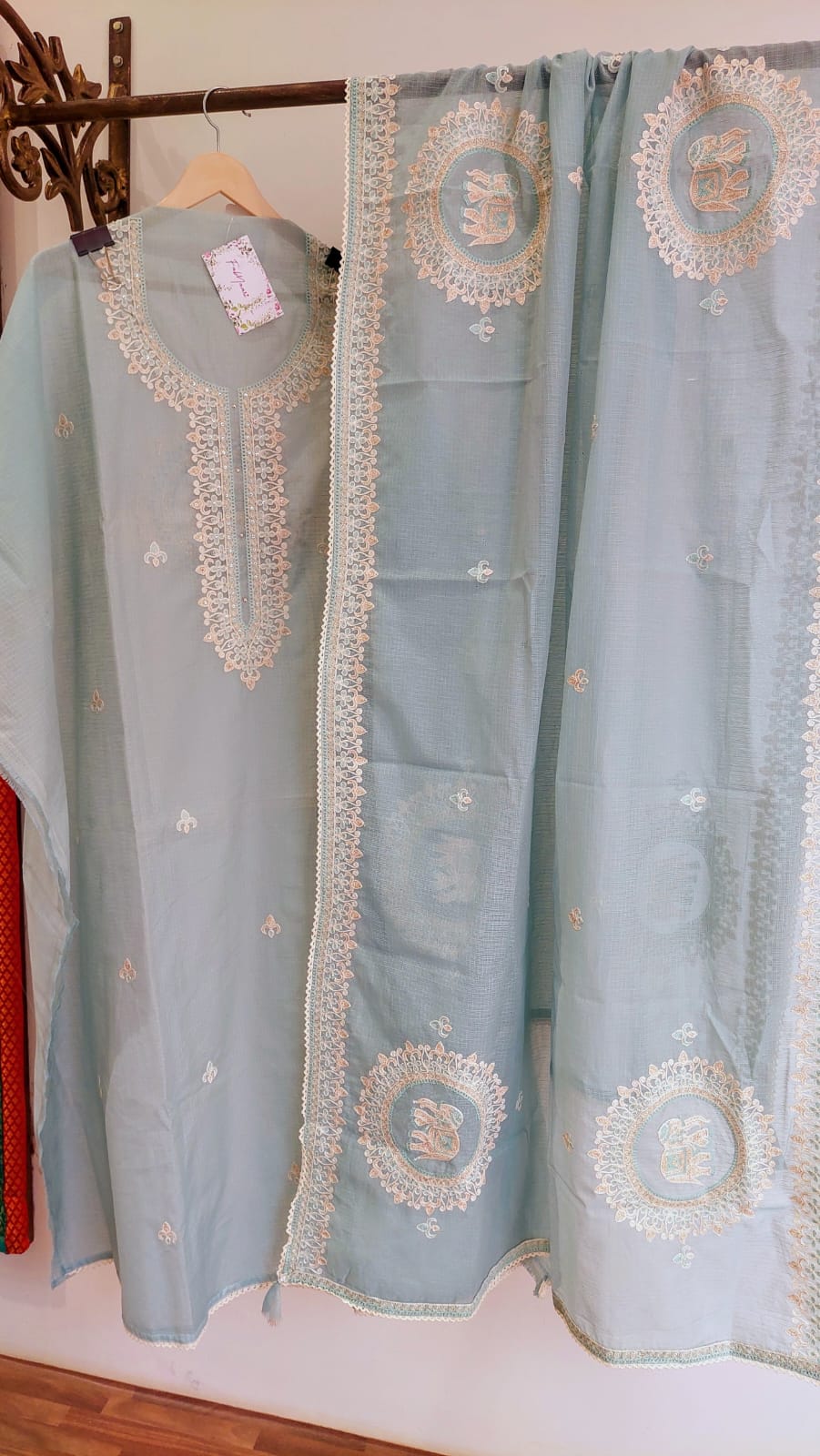 Aari Embroidered Kota