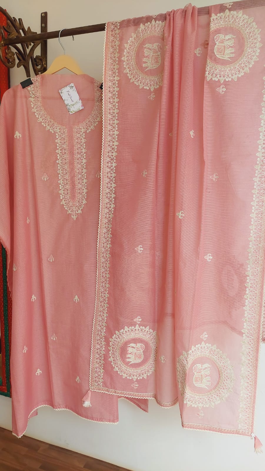 Aari Embroidered Kota