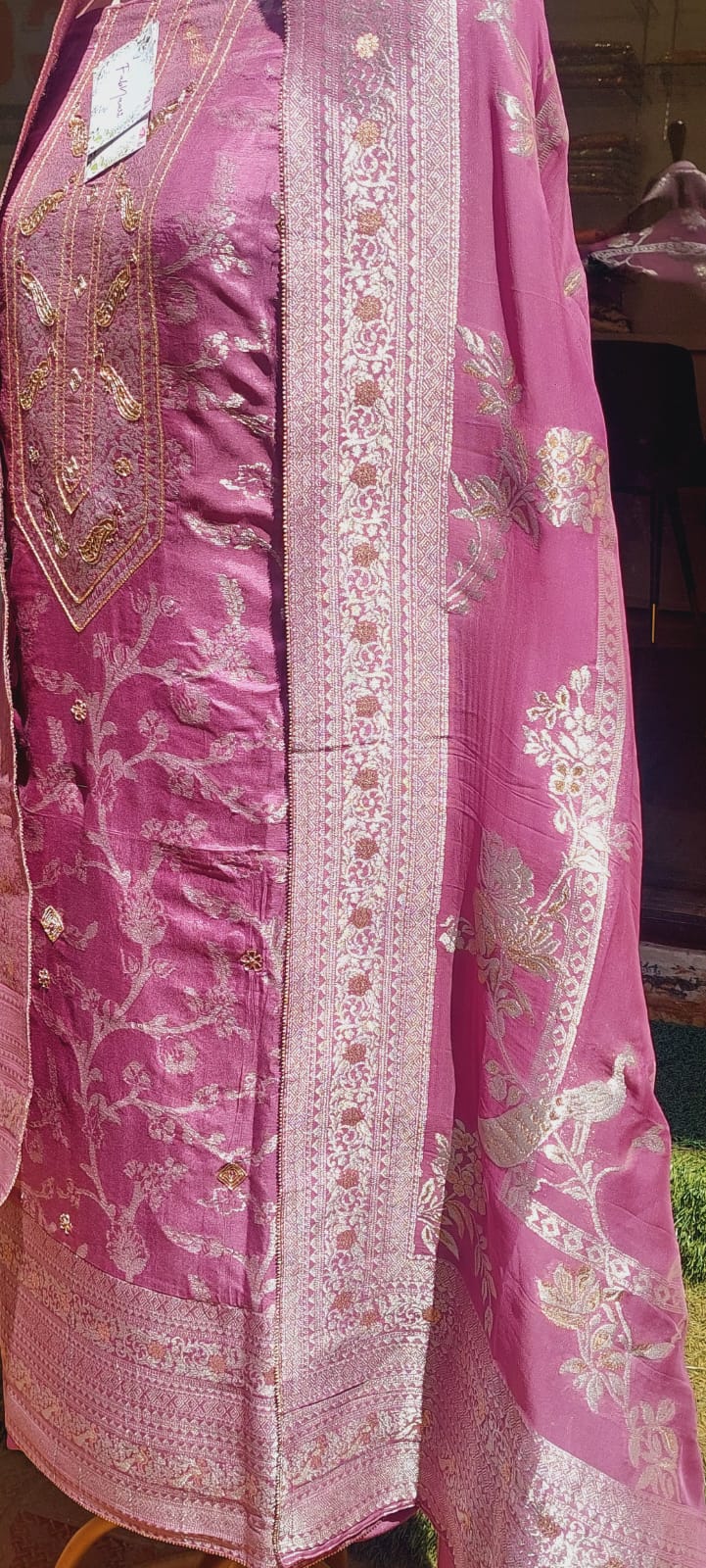 Regal Mauve Banarasi