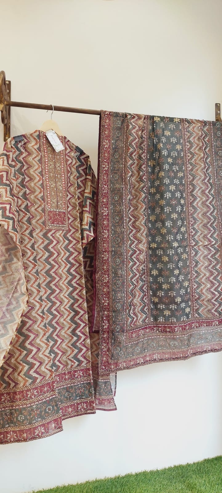 Whispers of Chanderi Ajrakh