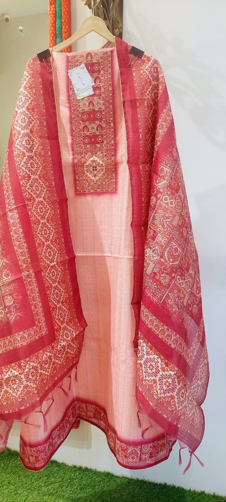 Chanderi Ajrakh Glow
