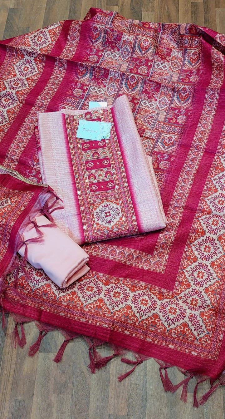 Chanderi Ajrakh Glow