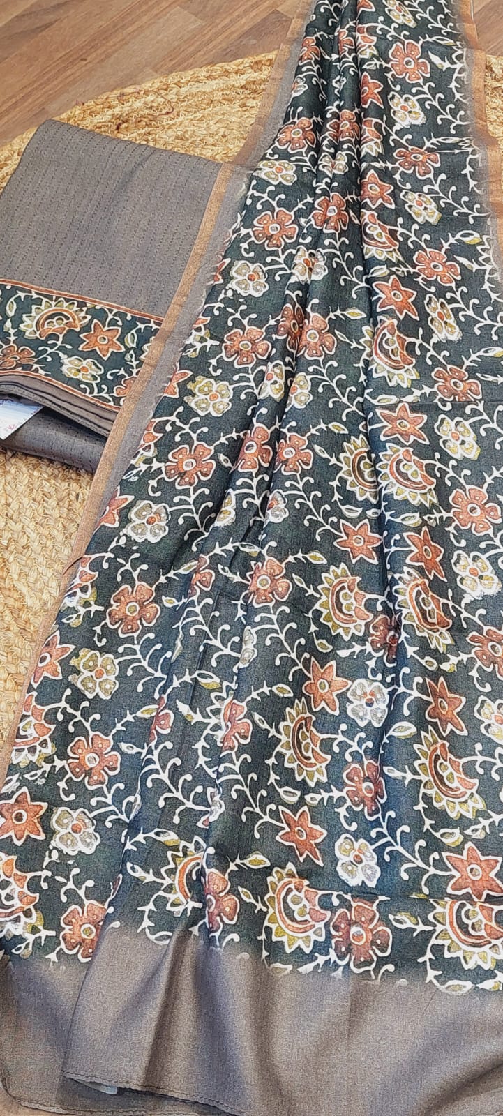 Raw Silk Kalamkari Set