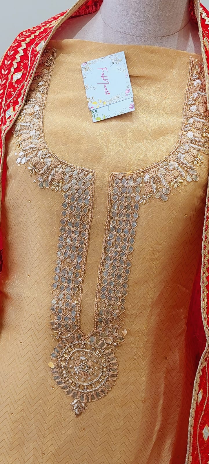 Zardozi Bandhani Glow
