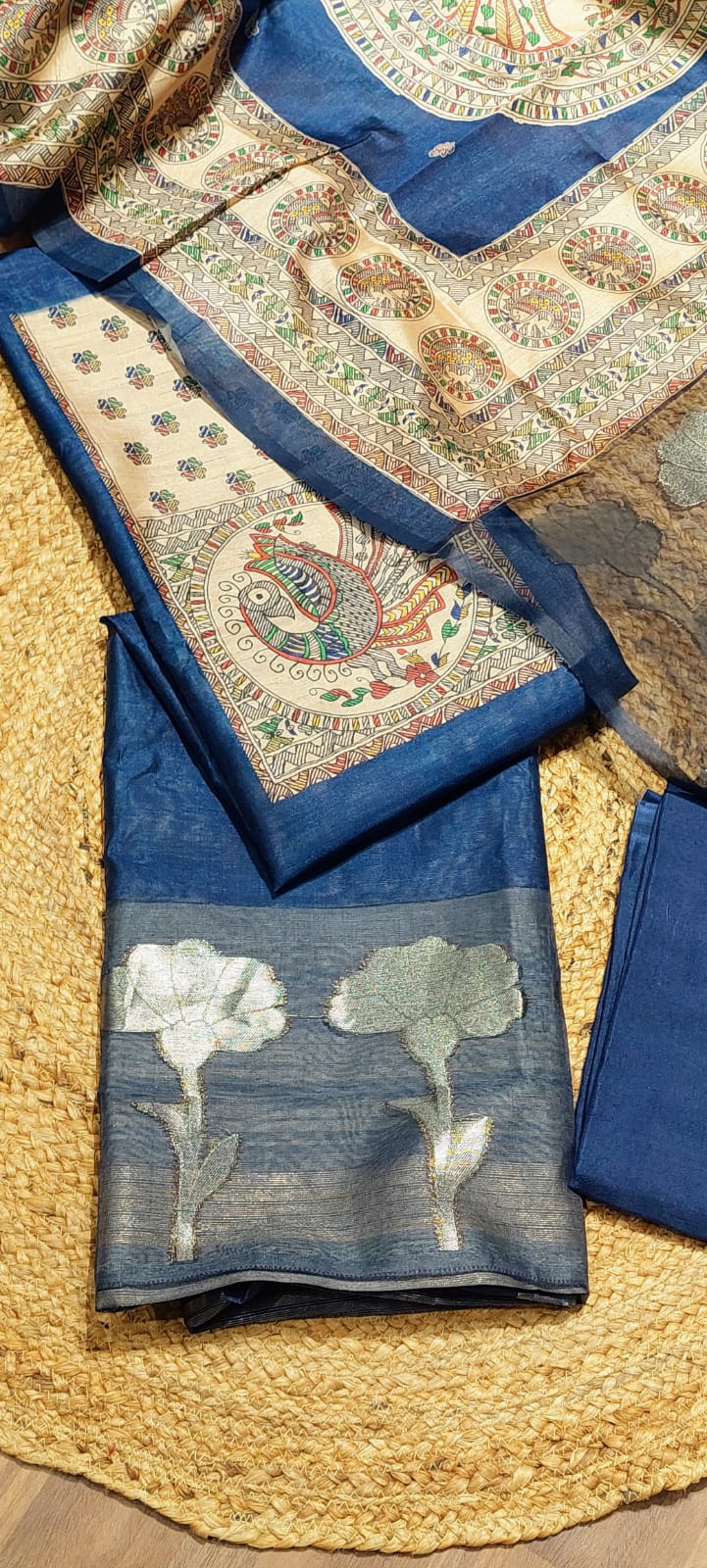 Golden Leaf Kalamkari