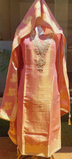 Pearlescent Blush Organza