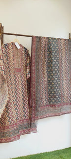 Whispers of Chanderi Ajrakh
