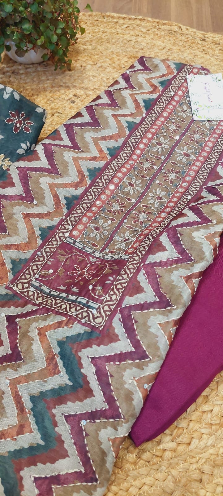 Whispers of Chanderi Ajrakh