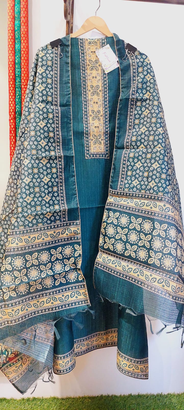 Ajrakh Chanderi Elegance