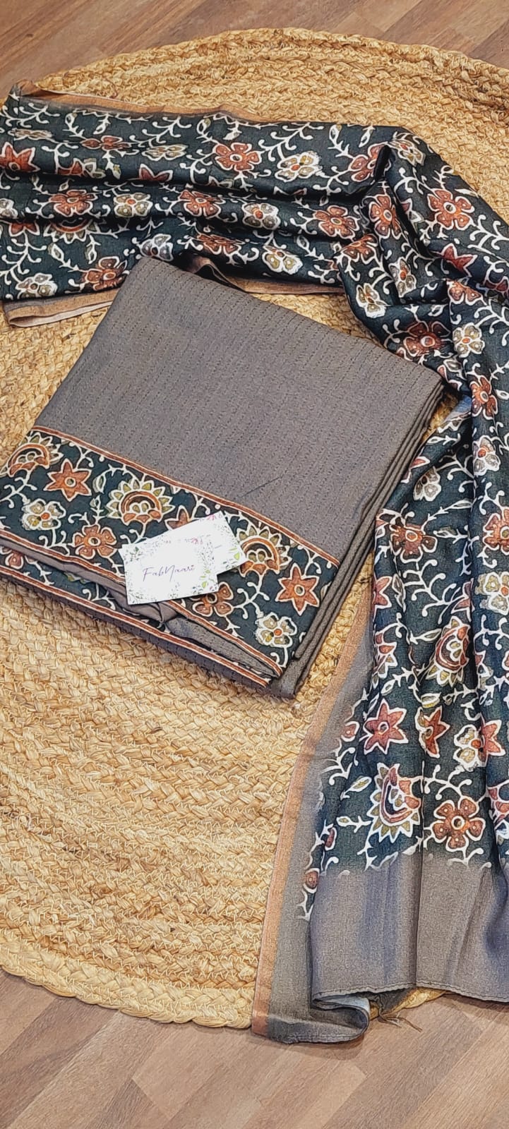 Raw Silk Kalamkari Set