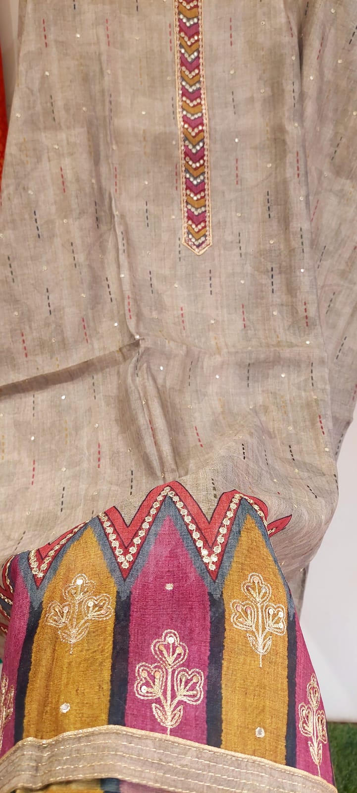 Kalamkari Tussar Elegance