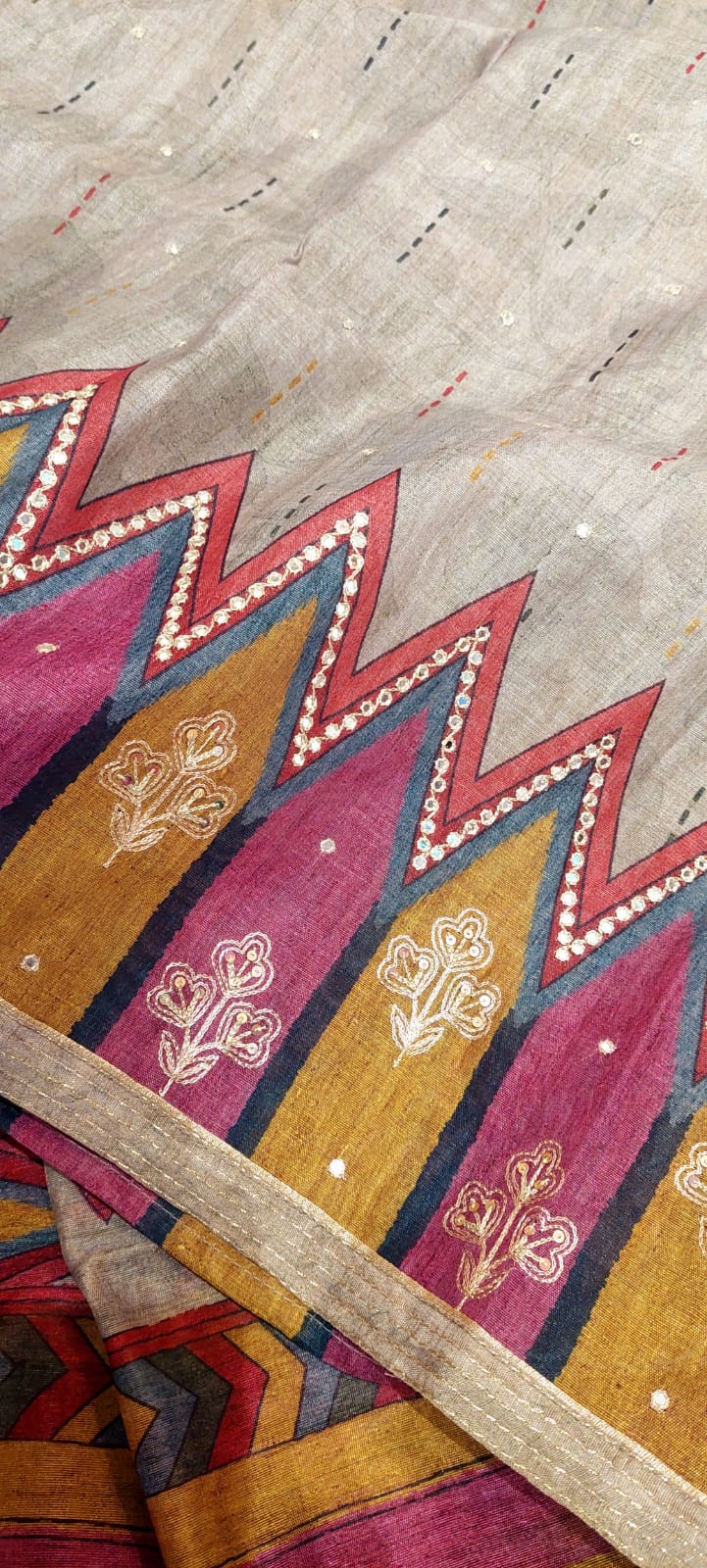 Kalamkari Tussar Elegance