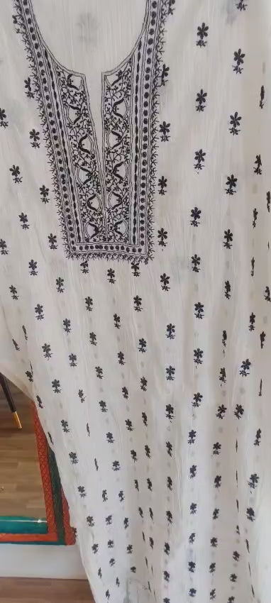Lucknowi Chikan Chanderi